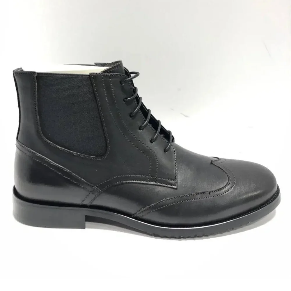 Zanzara Men’s Morrell, Gray Lace-Up Boots, Size 9D.